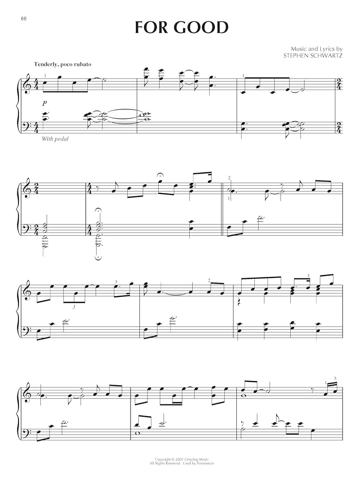 Amazon | Wicked, A New Musical: Piano Solo | Schwartz